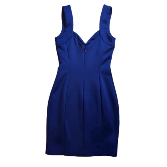 Guess Royal Blue Sleeveless Body Con Mini Dress Size 2 - Picture 5 of 6